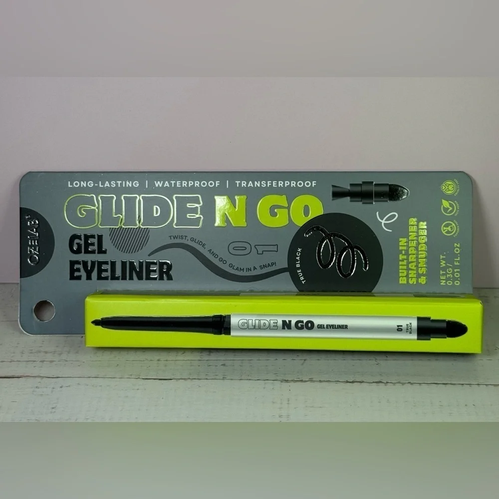 OZ LAB GLIDE N Go - Gel Eyeliner NIB (True Black)